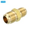 Unique Bargains Brass Gas Adapter Hose Pipe Fitting Flare Union Connectors 2 Pcs - 3 of 4