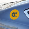 New York City College of Technology Secondary Logo Automotive Car Refrigerator Locker Vinyl Circle Magnet - 3 of 4