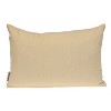 HomeRoots 14" X 20" Beige and Gold Striped Cotton Blend Throw Pillow - 4 of 4