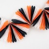 Meri Meri Black & Orange Stripe Honeycomb Garland (9' with excess cord - Pack of 1) - 3 of 4