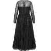 Women's Plus Size Radiant Maxi Dress - black | CITY CHIC - 4 of 4