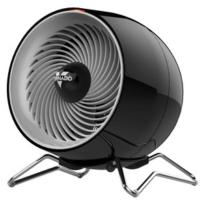 Vornado Pivot Heat Whole Room Space Heater with Adjustable Thermostat and Advanced Safety Features: 1500W, ETL Listed, Black - 1 of 4