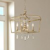 Minka Lavery Aged Brio Gold Pendant Chandelier 14 1/4" Wide French Clear Crystal 4-Light Fixture for Dining Room House Kitchen - 2 of 3