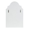 Kate and Laurel Leanna Framed Arch Wall Mirror, 20x30, White - 3 of 4