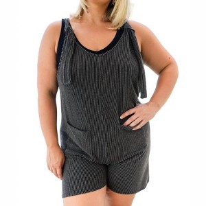 Women's Shut it Down Romper - Lovely Melody - 1 of 4