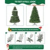 Home Artificial Christmas Tree, 4.5Ft/6Ft/7.5Ft/9Ft Pre-Lit Christmas Tree, PE/PVC Tips, Easy Setup 3 Steps, Flame Retardant - 3 of 4