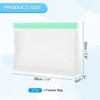 Unique Bargains Reusable Leakproof Zip PEVA Freezer Food Storage Bags 3 Pcs - 2 of 4