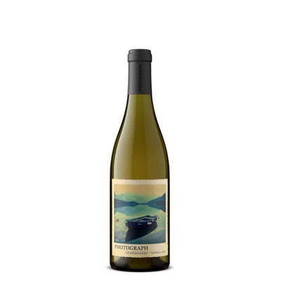 Photograph Chardonnay White Wine - 750ml Bottle