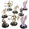 8 Painted Fantasy Skeleton Mini Figures- All Unique Designs- 1" Hex-Sized Compatible with DND Dungeons and Dragons & Pathfinder and All RPG Tabletop - 2 of 4