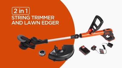 Black+Decker LST522 12 in. 20 V Electric Edger/Trimmer Kit