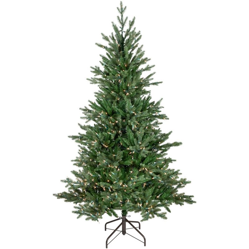 Northlight Real Touch™ Pre-Lit Medium Grande Spruce Artificial Christmas Tree - 7' - Clear Lights, 1 of 11
