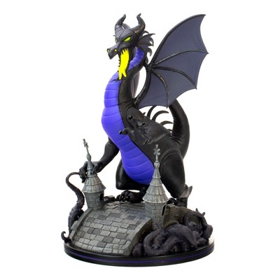 Quantum Mechanix Maleficent Dragon Q-Fig Max Elite – Figura Da Collezione In PVC, Altezza 21,6 Cm, Dettagli Intricati, Confezione Originale