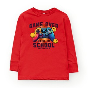 The Juniper Shop SmileyWorld Game Over Back To School Youth Long Sleeve Tee - 1 of 4