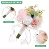 Unique Bargains Artificial Wedding Decor Lightweight Artificial Flower Bouquet 1 Pc - 2 of 4