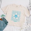 Simply Sage Market S.W.Smiley Mama Stacked Flower Boxy Crop Top - 2 of 4