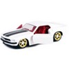 Roman's Ford Mustang White with Black Stripes and Red Interior "Fast & Furious" Movie 1/32 Diecast Model Car by Jada - 2 of 3