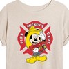 Women's - Disney - Firefighter Mickey Oversized Graphic T-Shirt - image 2 of 4