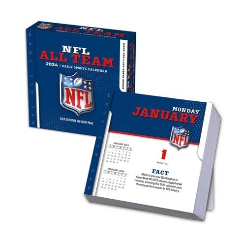 Nfl Denver Broncos 5.375 X 5.375 X 1.5 2024 Box Calendar : Target