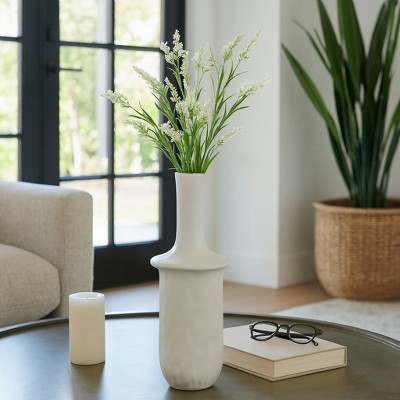 Sculptural Modern Ceramic Table Vase for Home Decor - Decorative