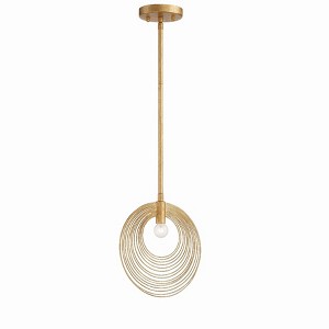 Crystorama Lighting Doral 1 - Light Pendant in  Renaissance Gold - 1 of 3