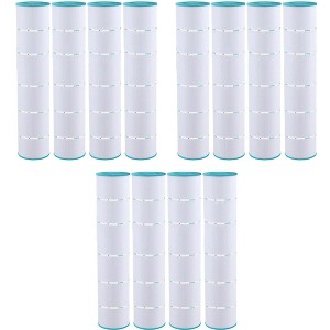 Hurricane 12 Pack HF7482-04 Advanced Pool Filter Cartridge Replacement for PJAN145, Unicel C-7482, Filbur FC-0820, Jandy Industries CL580, CV580 - 1 of 4