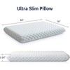 JUJABU Ultra Thin 2.25" Gel Memory Foam Pillow for Stomach, Back & Side Sleepers - 2 of 2