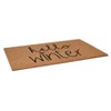 HomeRoots 17" X 29" Brown And Black Christmas Outdoor Coir Door Mat - 4 of 4