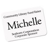 Avery EcoFriendly Adhesive Name Badge Labels, 3.38 x 2.33, White, 160/Box - 2 of 4