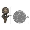 Design Toscano Grande Florentine Lion Authentic Foundry Iron Door Knocker - 4 of 4