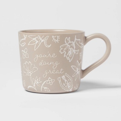 Square Coffee Mug 13oz Porcelain - Threshold™