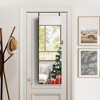 Wall/Door Mounted Jewelry Cabinet Full Screen Mirror Armoire Organizer w/ 6 LEDs - 4 of 4