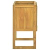 VidaXL Bathroom Cabinet 23.6"x15.7"x29.5" Solid Wood Teak - 4 of 4