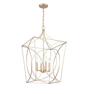 Millennium Lighting Tracy 4 - Light Pendant in  Painted Modern Gold - 1 of 4