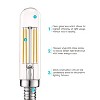 Luxrite E12 LED Tube Bulb 5W=60W Equivalent, T6 T6.5, 3000K Soft White, 500 Lumens, Dimmable, Vintage Candelabra Bulbs, UL Listed 6 Pack - 4 of 4