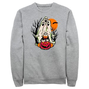 Men's Mickey & Friends Halloween Donald Duck Ghosts Sweatshirt - 1 of 4