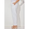 Catherines Women's Plus Size Knit Waist Linen Pant - 4 of 4