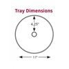 Azar Displays Two Tier Revolving Display 8"H x 11" Diameter - 4 of 4