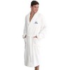 Linum Home Textiles 100% Turkish Cotton Embroidered ''Mr.'' Terry Bathrobe - 2 of 2