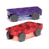 MAGNA-TILES Cars 2pc Expansion Set: Purple & Red - 3 of 3