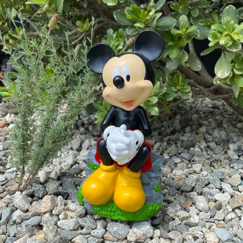 Disney 12" Mickey Mouse Sitting Resin Statue, 5 of 8