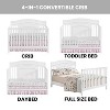 Oxford Baby Briella 4-in-1 Convertible Crib - White - 3 of 4