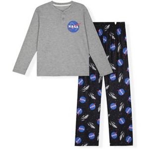 Sleep On It Boys Brushed Jersey 2-Piece Pajama Sleep Set - 1 of 4