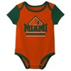 NCAA Miami Hurricanes Infant Boys' 3pk Bodysuit - 3 of 4