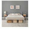 coucheta Classic Metal Twin Platform Bed Frame with Headboard, Footboard, Noise-Free Design, Sturdy Slat Support, 12.2 Inch Under-Foundation Storage - 2 of 4