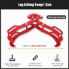 Log Tongs, Log Lifting Tongs Heavy Duty Grapple Timber Claw, Claw Lumber Skidding Tongs Logging Grabber, Timber Claw Hook, Red - 2 of 4