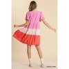 Women's Dip Dye Color Block Dress - umgee - 3 of 4