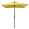 Sonkuki 6.5 FT LED Square Outdoor Patio Umbrella Market Table Umbrella - 2 of 4