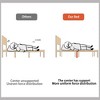 FUFU&GAGA Queen-Size Upholstered Bed Frame, Square shape,TB117 - Certified,Stable Slat Support - 4 of 4