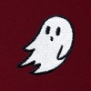 Dalix Ghost Embroidery Relaxed Hoodie Soft Fleece Sweatshirt Drawcord Fit Lounge Mens - 2 of 4