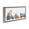 Stupell Industries Construction Vehicles Driving Illustration, 31" x 14" - 3 of 4